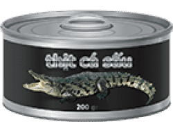 Экзотические консервы (крокодил, дикобраз, питон, черепаха, лягушиные лапки)