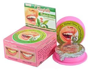 ЗУБНАЯ ПАСТА ОРГАНИЧЕСКАЯ ОТБЕЛИВАЮЩАЯ (HERBAL GLOVE – RASYAN) - 25 ГР. ТАИЛАНД.