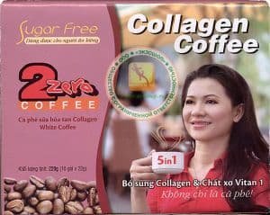 КОФЕ С КОЛЛАГЕНОМ ДЛЯ ПОХУДЕНИЯ (COLLAGEN COFFEE 5 IN ) - РАСТВОРИМЫЙ КОФЕ ДЛЯ НАХОДЯЩИХСЯ НА ДИЕТЕ - 220 ГР. ВЬЕТНАМ.