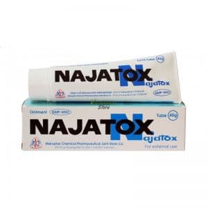 МАЗЬ (NAJATOX - НАЯТОКС) - НА ОСНОВЕ СУШЕНОГО ЯДА ОЧКОВОЙ КОБРЫ - 40 ГР. ВЬЕТНАМ.