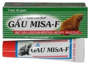 ОБЕЗБОЛИВАЮЩАЯ МАЗЬ С МЕДВЕЖЬЕЙ ЖЕЛЧЬЮ (GAU MISA -F /  GAU MISA - ГАУ МИСА) KEM XOA BOP - ДЛЯ ЛЕЧЕНИЯ МЫШЕЧНЫХ БОЛЕЙ, БОЛЕЙ В СУСТАВАХ, ОТЕКОВ, ВЫВИХОВ, БОЛЕЙ В СПИНЕ, РАДИКУЛИТА. ВЬЕТНАМ.