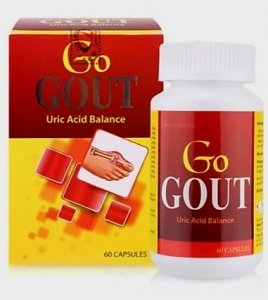 ПРЕПАРАТ (ANTI GOUT) - ДЛЯ ЛЕЧЕНИЯ ПОДАГРЫ, ОСТРЫХ И ХРОНИЧЕСКИХ АРТРИТОВ И СНИЖЕНИЯ ХОЛЕСТИРИНА В КРОВИ - 60 КАПСУЛ. ВЬЕТНАМ.