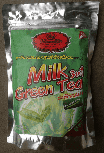 ЧАЙ ТАЙСКИЙ МОЛОЧНЫЙ ЗЕЛЕНЫЙ РАСТВОРИМЫЙ - NUMBER ONE BRAND - MILK GREEN TEA 3 in 1 - 500 ГР. ТАИЛАНД.