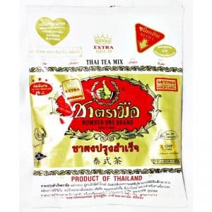 ЧАЙ ТАЙСКИЙ КРАСНЫЙ ЭКСТРА - NUMBER ONE BRAND - THAI TEA MIX EXTRA GOLD - МИКС ИЗ ЭКСТРА СОРТОВ КРАСНЫХ ТАЙСКИХ  ЧАЕВ - 400 ГР. ТАИЛАНД.
