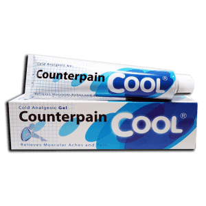 ГЕЛЬ ОХЛАЖДАЮЩИЙ (COUNTERPAIN COOL - КОУНТЕРПЕЙН КУЛЛ) - ПРИ БОЛЯХ В СУСТАВАХ, УШИБАХ, РЕВМАТИЗМЕ, МЫШЕЧНЫХ БОЛЯХ, ОТЁКАХ И ДР. - 30 ГР. ТАИЛАНД.