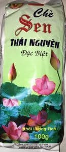 ЧАЙ (CHE SEN THAI NGUYEN DAC BIET) - ЗЕЛЕНЫЙ С ЛОТОСОМ (ЛОТОСОВЫЙ ЧАЙ) ОТЛИЧНОГО КАЧЕСТВА - 100 ГР. ВЬЕТНАМ.