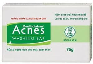 МЫЛО (ACNES WASHING BAR) - ДЛЯ ОЧИЩЕНИЯ КОЖИ ОТ ЧЕРНЫХ ТОЧЕК, УГРЕЙ И АКНЕ - 75 ГР. ВЬЕТНАМ.