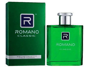 МУЖСКАЯ ТУАЛЕТНАЯ ВОДА - ROMANO EAU DE TOILETTE CLASSIC - 100 ML. ФРАНЦИЯ - МАЛАЙЗИЯ.