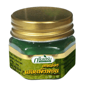 БАЛЬЗАМ - (BALM HOP HEADED BARLERIA GREEN HERB) – РЕДЧАЙШИЙ, БАЛЬЗАМ ОТ ГОЛОВНОЙ БОЛИ С ЭКСТРАКТОМ РАСТЕНИЯ БАРЛЕРИЯ - 20 ГР. ТАИЛАНД