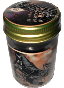 БАЛЬЗАМ С ЯДОМ СКОРПИОНА - (SCORPION BLACK BALM) – 50 ГР. ТАИЛАНД.