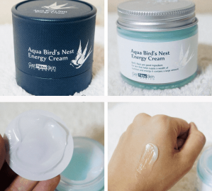 ОМОЛАЖИВАЮЩИЙ КРЕМ С ВЫТЯЖКОЙ ИЗ ЛАСТОЧКИНЫХ ГНЁЗД – (GET NEW SKIN AQUA BIRD'S NEST ENERGY CREAM) – 70 ml. КОРЕЯ