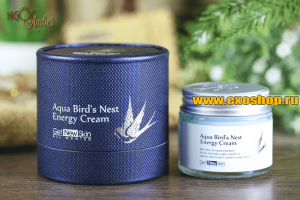 ОМОЛАЖИВАЮЩИЙ КРЕМ С ВЫТЯЖКОЙ ИЗ ЛАСТОЧКИНЫХ ГНЁЗД – (GET NEW SKIN AQUA BIRD'S NEST ENERGY CREAM) – 70 ml. КОРЕЯ