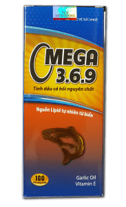 НАТУРАЛЬНЫЙ РЫБИЙ ЖИР В КАПСУЛАХ С ВИТАМИНОМ Е - (OMEGA 3-6-9 + VITAMIN E) - 100 КАПСУЛ. ВЬЕТНАМ