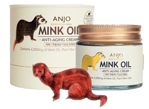 КРЕМ ДЛЯ ЛИЦА АНТИВОЗРАСТНОЙ C НОРКОВЫМ ЖИРОМ - (ANJO MINK OIL ANTI-AGING CREAM) - 70 МЛ. КОРЕЯ