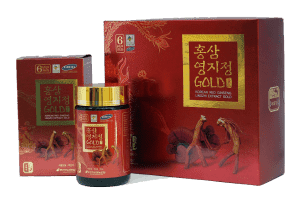 ВЫТЯЖКА ИЗ КРАСНОГО 6 ЛЕТНЕГО ЖЕНЬШЕНЯ И ГРИБОВ ЛИНЧ ЖИ – (KOREAN RED GINSENG LINGZHI EXTRACT GOLD) – 2 БАНКИ ПО 240 ГР. КОРЕЯ