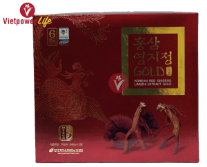 ВЫТЯЖКА ИЗ КРАСНОГО 6 ЛЕТНЕГО ЖЕНЬШЕНЯ И ГРИБОВ ЛИНЧ ЖИ – (KOREAN RED GINSENG LINGZHI EXTRACT GOLD) – 2 БАНКИ ПО 240 ГР. КОРЕЯ