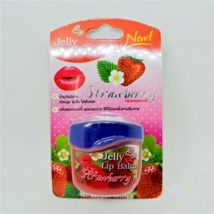 БАЛЬЗАМ ДЛЯ ГУБ - (JELLY LIP BALM STROWBERRY) - ОТ ТРЕЩИН. ТАИЛАНД.