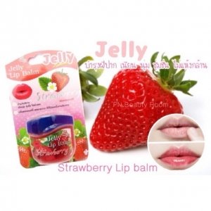 БАЛЬЗАМ ДЛЯ ГУБ - (JELLY LIP BALM STROWBERRY) - ОТ ТРЕЩИН. ТАИЛАНД.