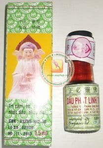 БАЛЬЗАМ-МАСЛО (DAU PHAT LINH TRUONG SON) - ДЛЯ ВНУТРЕННЕГО И НАРУЖНОГО ПРИМЕНЕНИЯ - 1.5 ML. ВЬЕТНАМ.